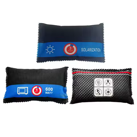 Silica Gel Moisture Killer Bag Reusable Desiccant Dehumidifier Bag Multifunction Silica Gel/Mineral for Wardrobe Shoe Cabinet