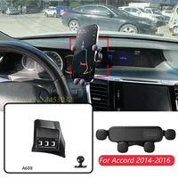 For Honda Accord 9th gen 2014-2016 Car Cell Phone Holder Base Air Vent Gravity Navigation Bracket Horizontally Accessories