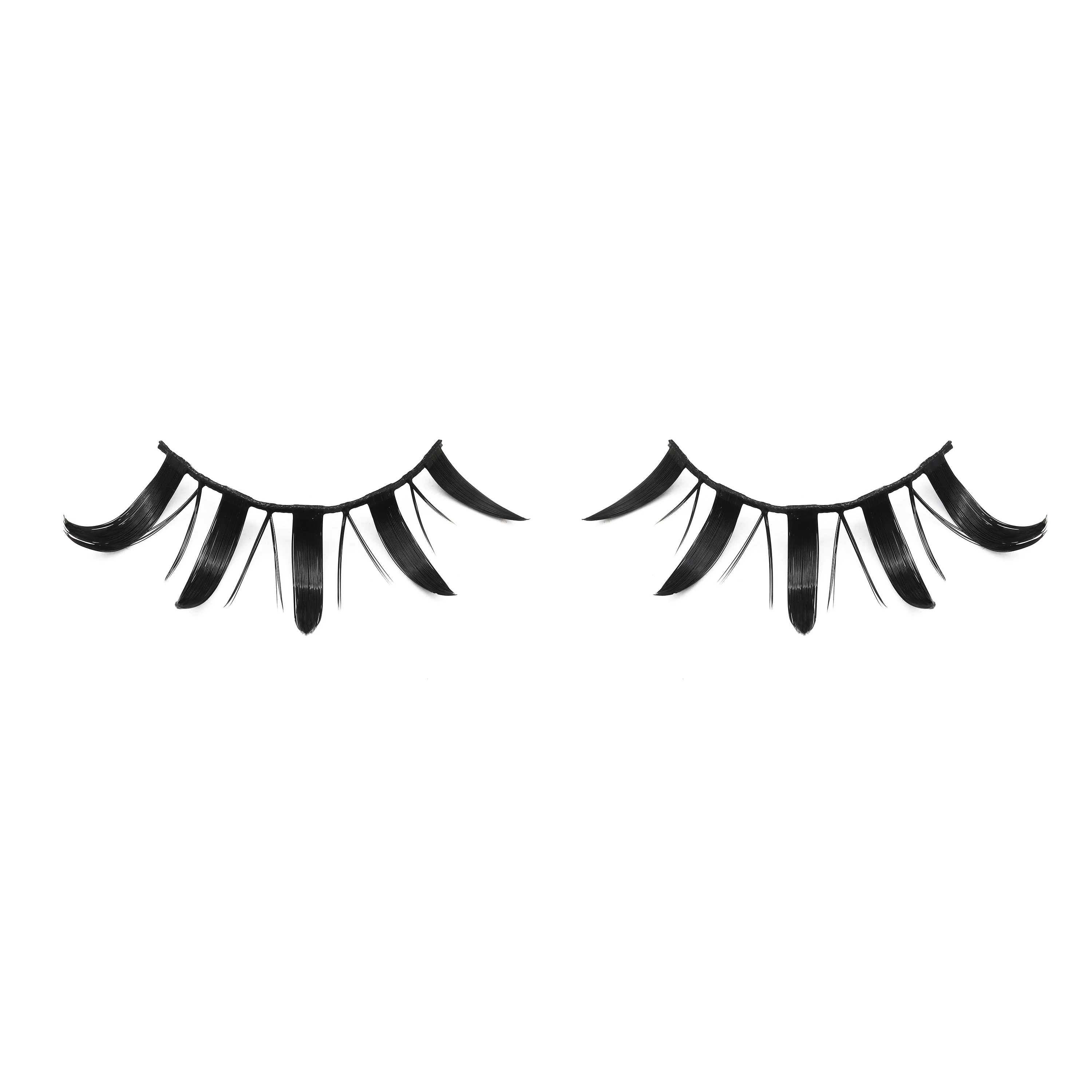 DINGSEN 6 Paar Manga-Wimpern, Cosplay, falsche Wimpern, Anime, gefälschte Wimpern, Make-up, großes Auge, Manga-Wimpern, Manhua-Streifenwimpern – Detail 10