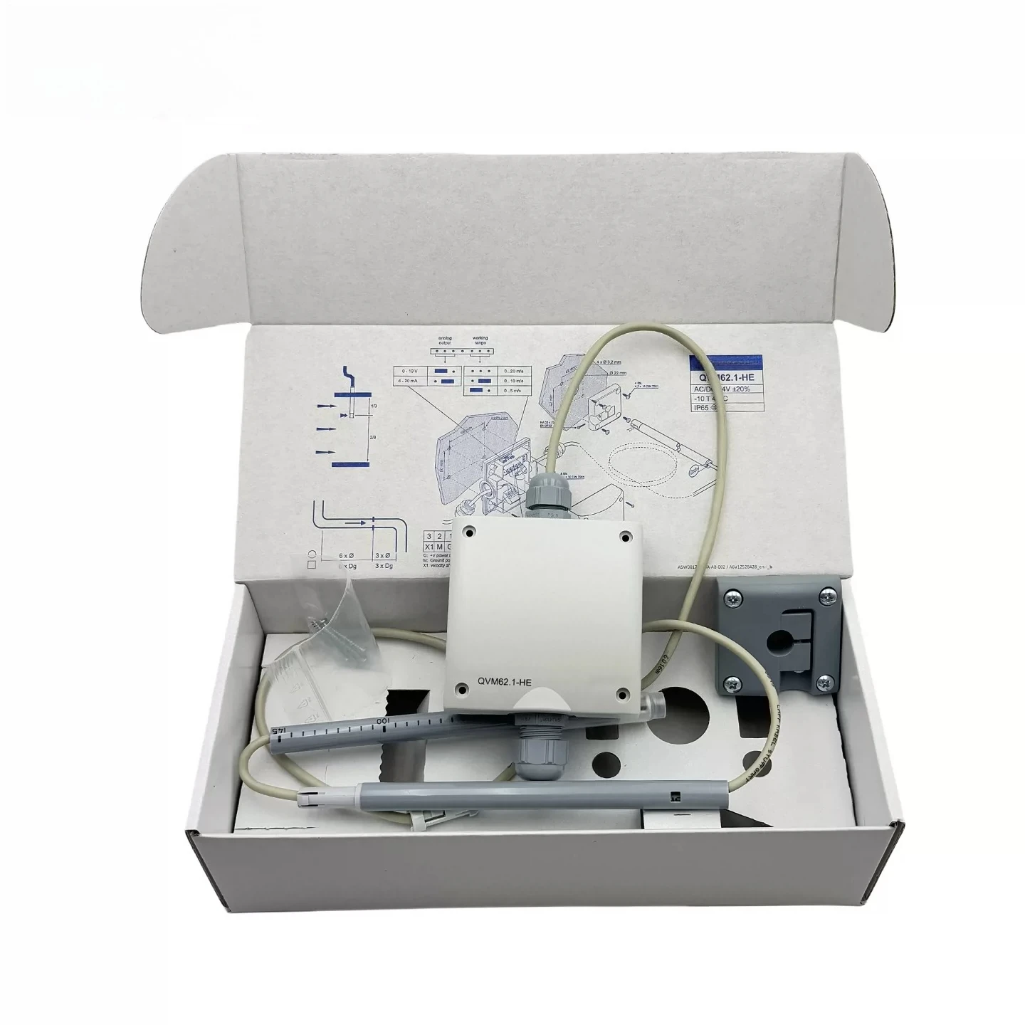 2026 QVM62.1-HE wind speed sensor anemometer transmitter 0-10V/4-20MA