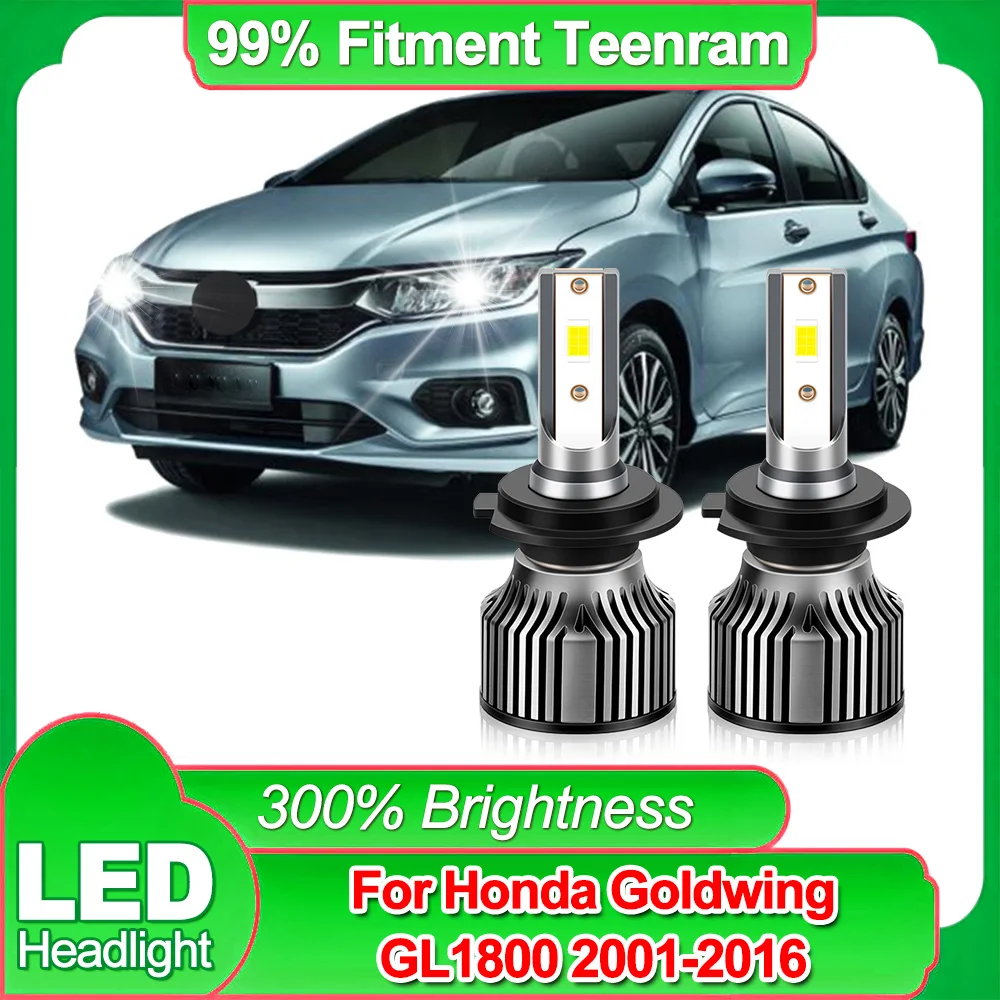

120 Вт Canbus светодиодные фары 20000LM Автомобильные фары 12 В 6000 К Автолампы для Honda Goldwing GL1800 2001-2012 2013 2014 2015 2016