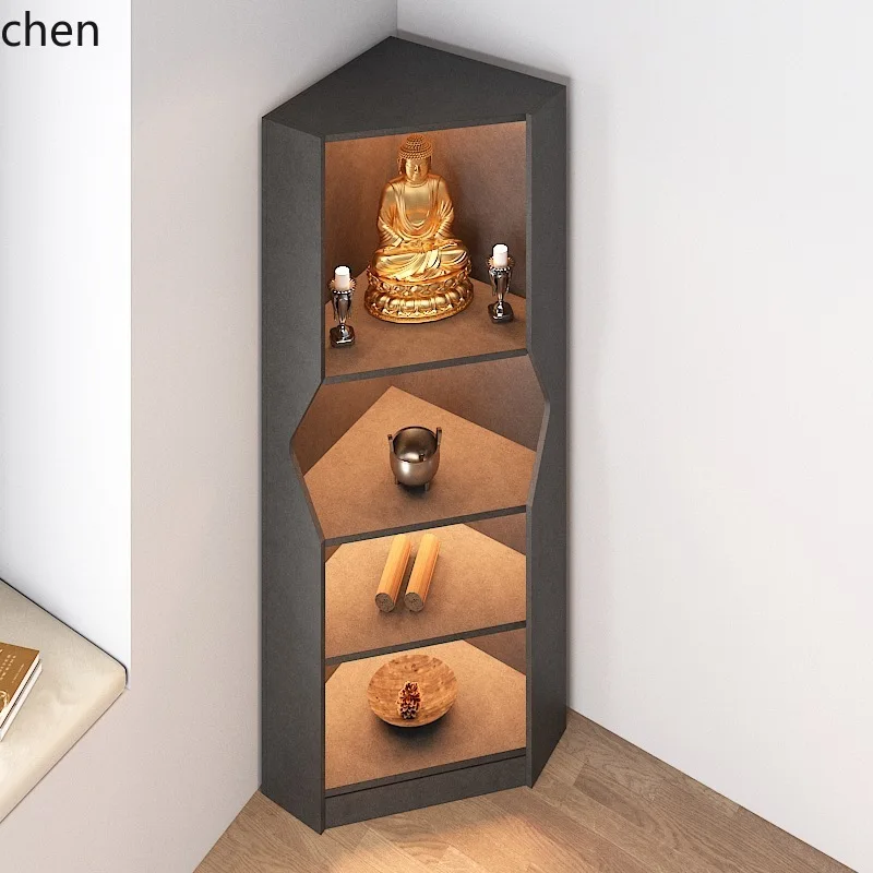 CZ Modern Minimalist Corner Altar Home Use God of Wealth Worship Table Altar