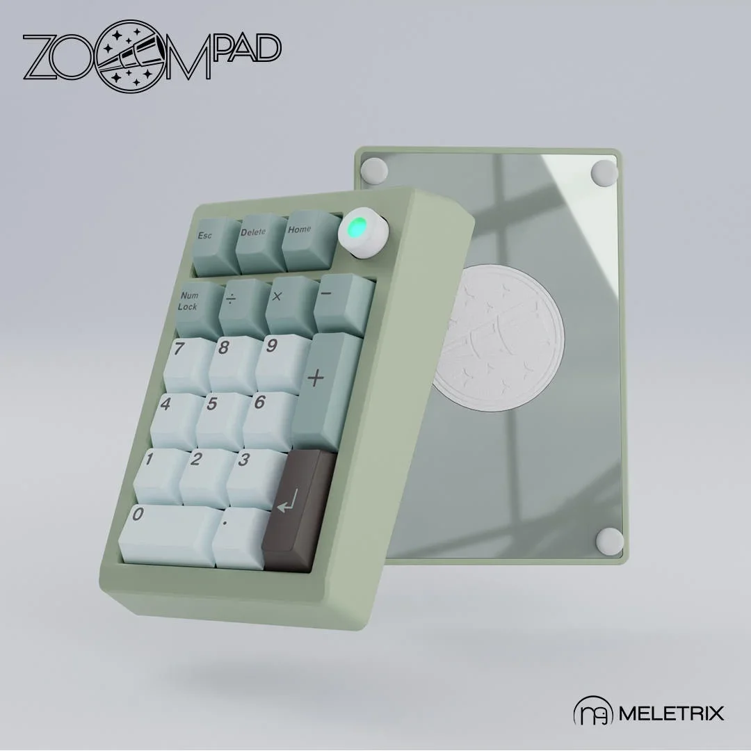 Imagem -03 - Zoom Pad Mini Teclado Mecânico Liga de Alumínio Botão Multi-função pc Numpad sem Fio Acessórios de Escritório Presentes