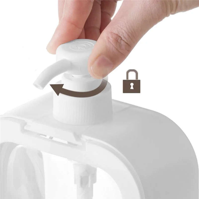 

AS94-дозатор мыла для ванной комнаты, дозатор жидкости, контейнер для дезинфицирующего средства для рук, бутылка для хранения мытья в ванной, дозатор лосьона, легко