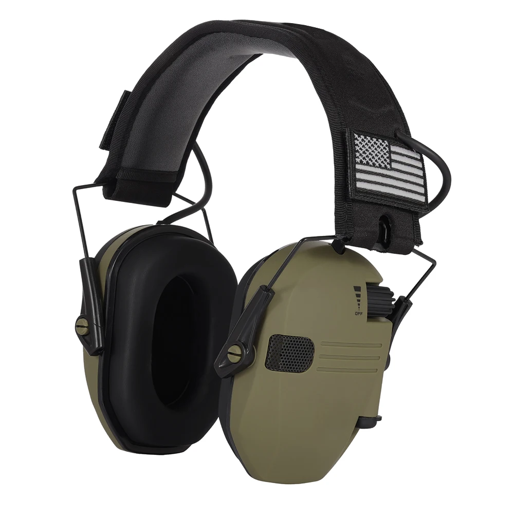 Electronic Shooting Earmuffs Pickup and Noise Reduction Impact Hearing Protection Headset Tactical Hunting Sightlines Ear Pad