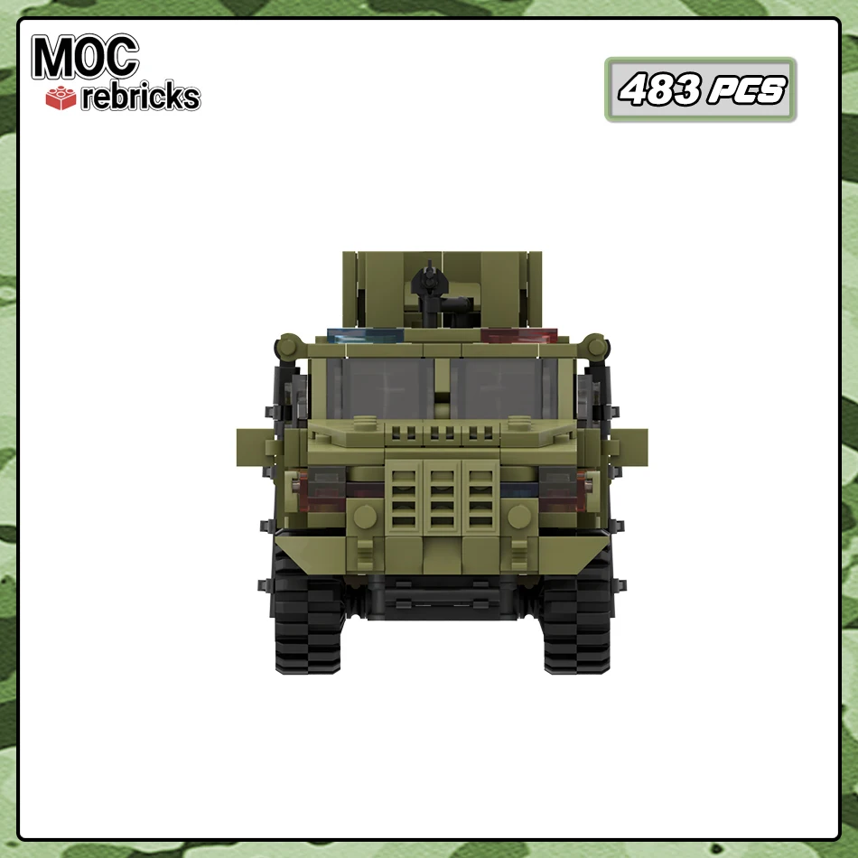 Hot Selling Toy Panda Armored Vehicle Building Blocks Soldier Battle Car Creative Model Bricks Children\'s Display Gift Set