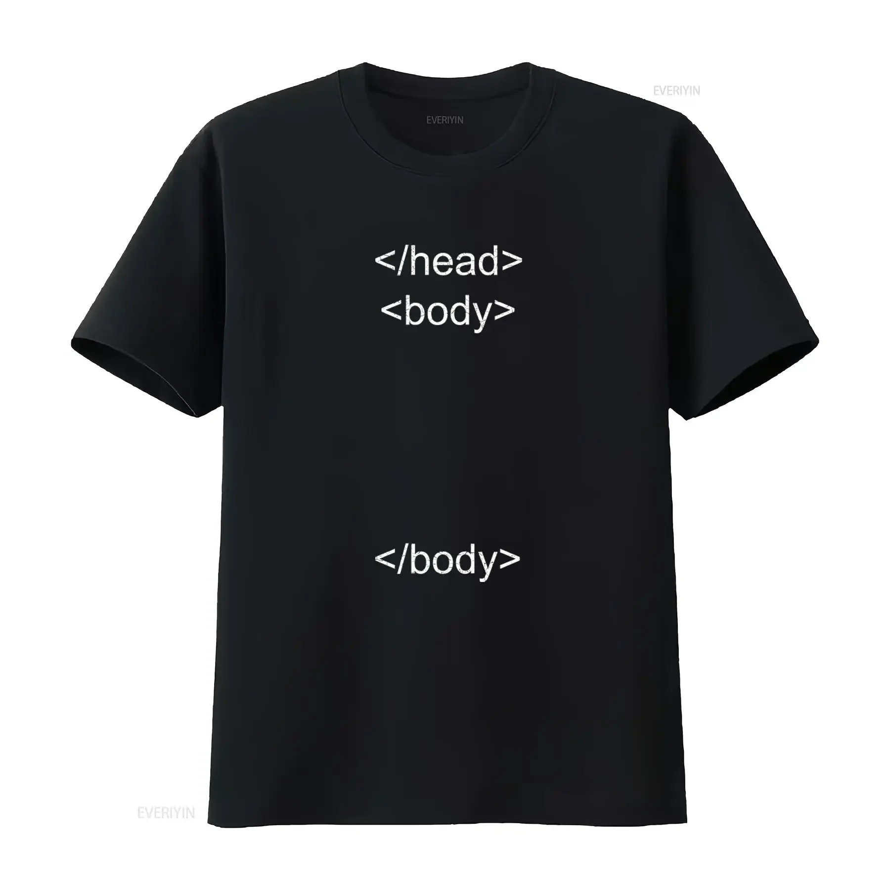 Fun Geek Nerd Computer Science Scientist Coder CSS HTML Head Body T Shirt vintage Washed Stretched Stylish Slightly streetwear