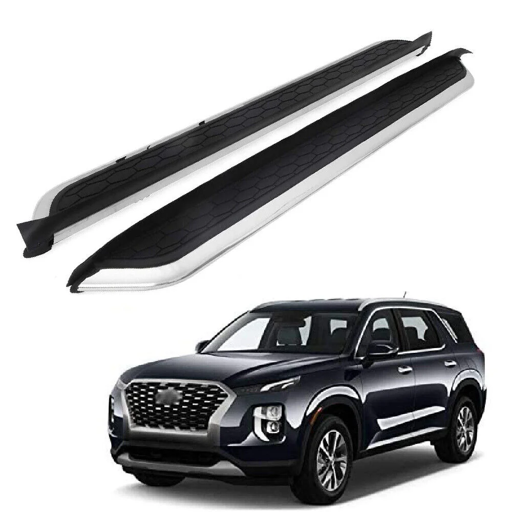 

Fits for 2019 2020 2021 2022 Hyundai Palisade Fixed Side Step Running Board Nerf Bar