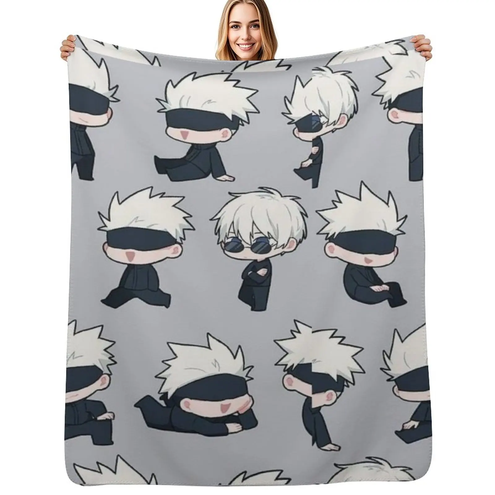 

gojo sensei Throw Blanket Luxury St christmas decoration Heavy Soft Plush Plaid Blankets