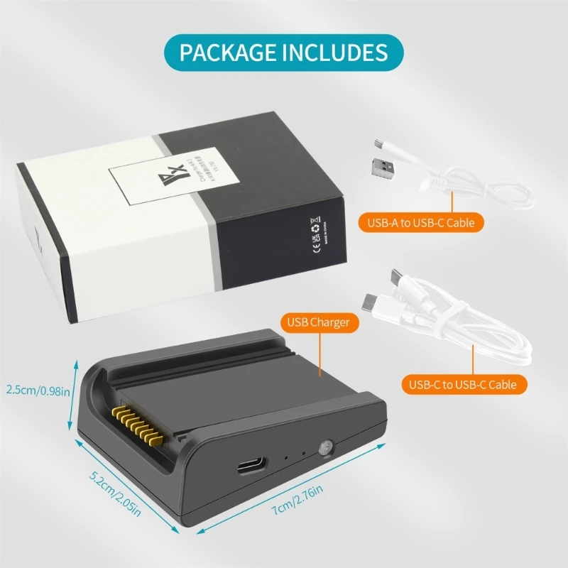 Single-Channel Battery For DJI AIR 3 USB Rechargeable Charging