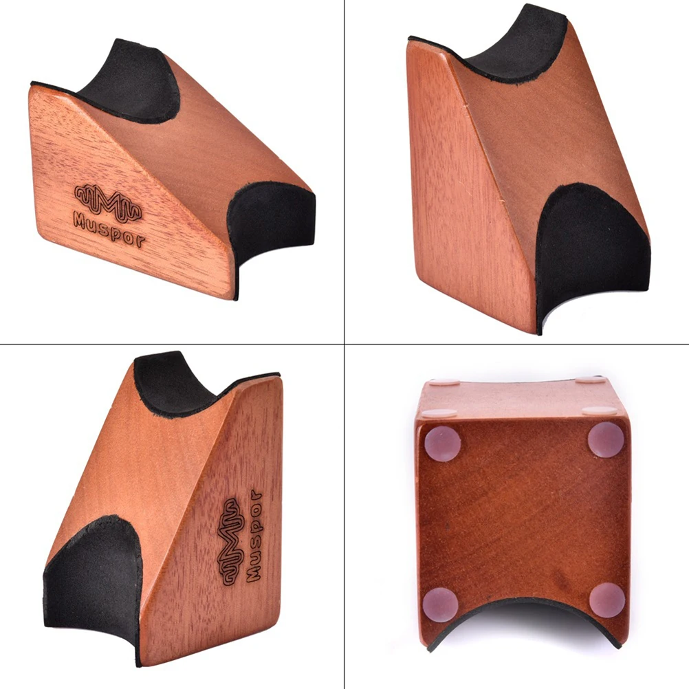 

Guitar Neck Bracket Straight Holder Electric Wooden Support Pillow Rest Display Stand Mat Miss