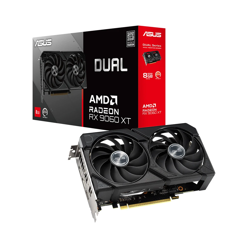 [التاجر الرسمي Asus] Asus Dual Radeon Rx 9060 Xt D6 8Gb Daewon Cts (Daewon Cts هي أي اسم المتجر)