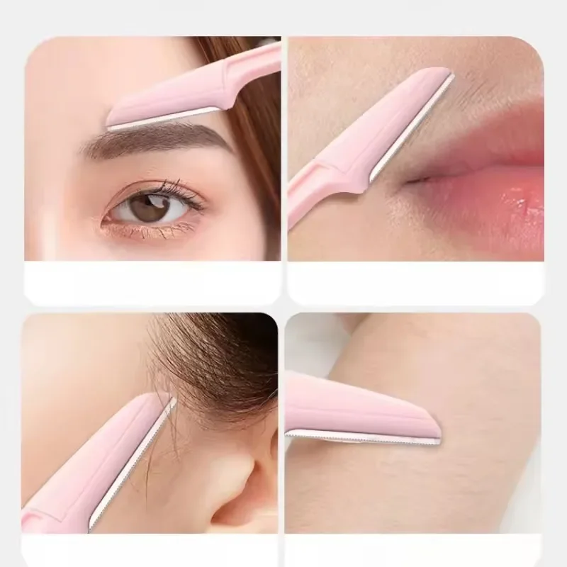 3/10 قطعة أداة قص الحواجب الوجه شفرة ماكينة حلاقة المحمولة العين الحاجب إزالة الشعر إزالة الشعر سلامة الحاجب قطع أدوات ماكياج امرأة #6