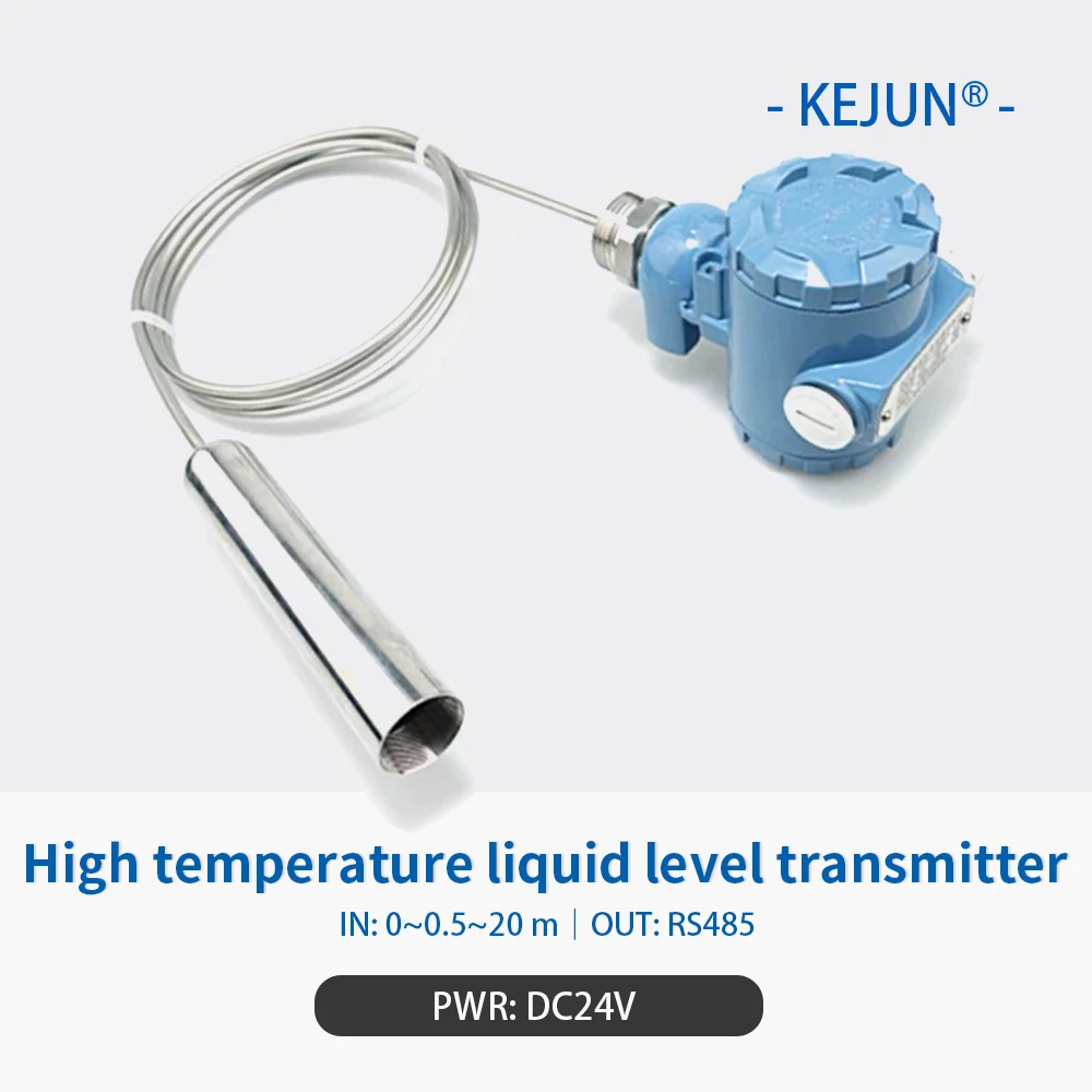 

High Temperature Level Controller RS485 Liquid Level Transmitter SS304 Anti-corrosion Petrol Diesel Fuel Oil Level Gauge Sensor