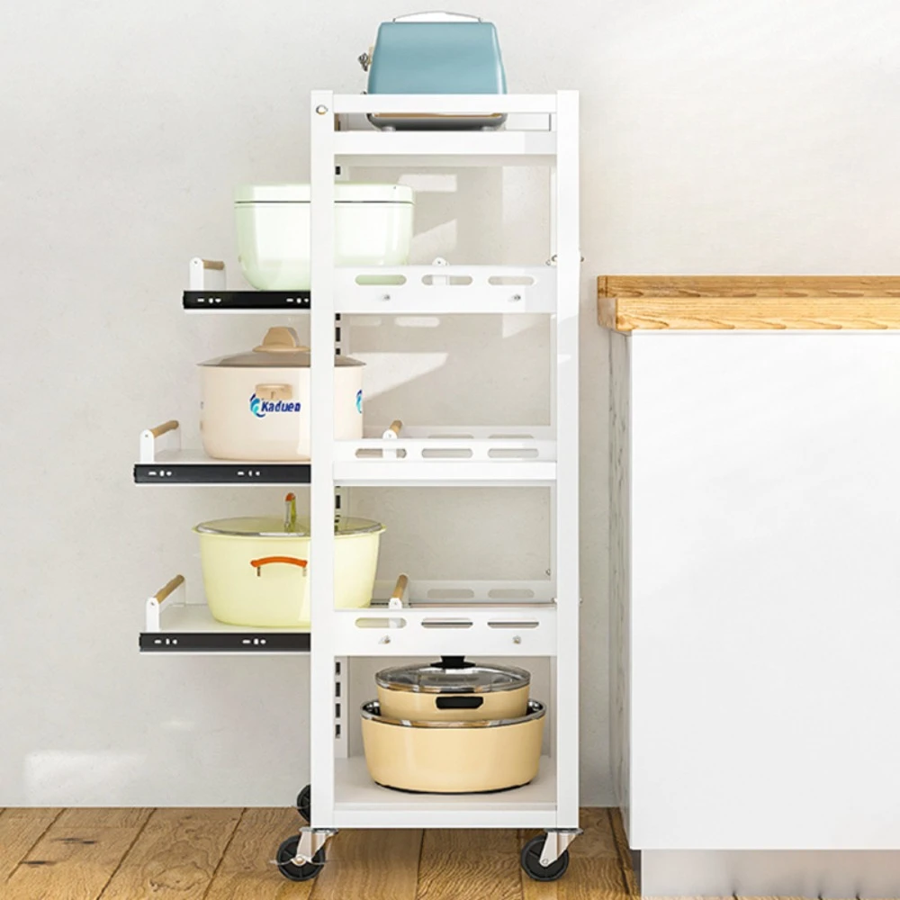 

Kitchen storage rack, household adjustable cookware storae rack, mobile sorage rack, multifunctional stoage rack