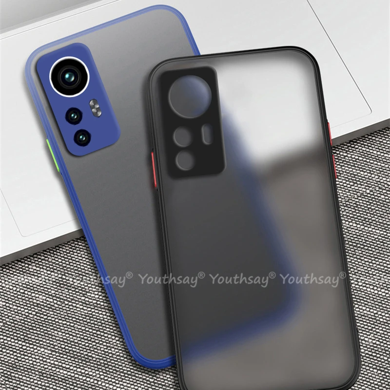 샤오미 12T 프로 실리콘 매트 반투명 케이스, 샤오미 12S 울트라 12S 12 프로 12T 12 라이트 11 라이트 NE 11T 프로 10T 커버