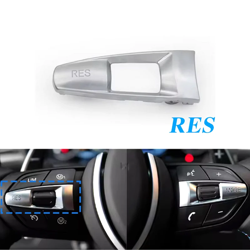 Auto Lenkrad RES MODUS Taste Abdeckung Für BMW F10 F11 F30 F31 F34 F01 F02 F07 F06 F12 F25 F26 F15 F16 M2 M3 M4 M5 X5M X6M