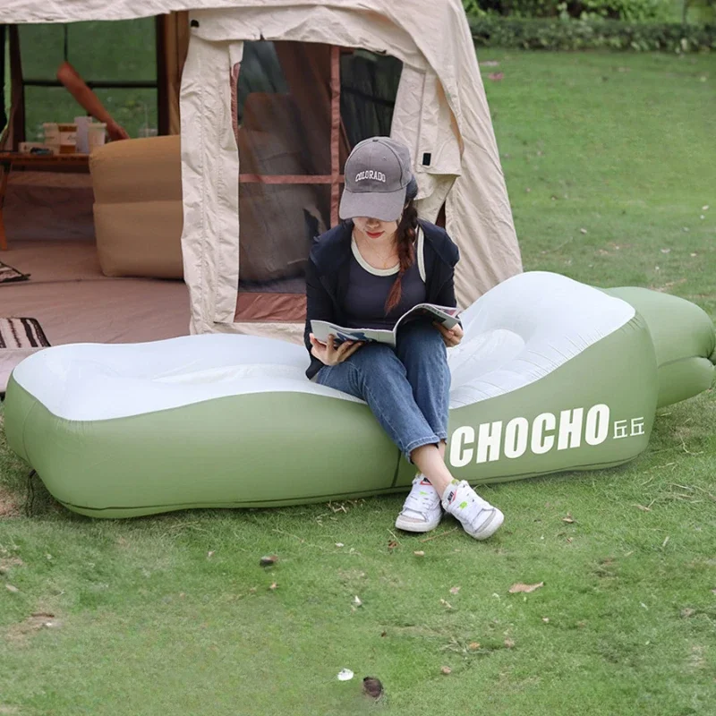 Inflatable Sleeping Mattress Camping Equipment Armchair Sofa Air Seatings Outdoor Furniture Couch Puffs Chair Matt Rest Seats