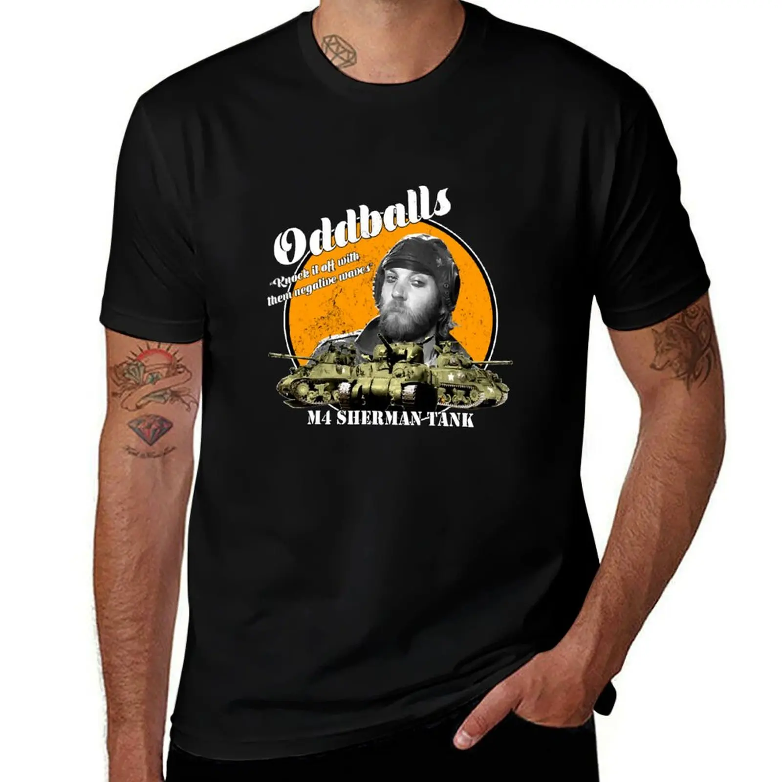 

Oddball Kelly's Heroes Sgt. Oddball T-Shirt boys whites croswit shirt man oversized t shirt men