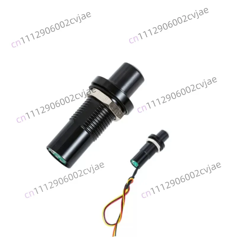 B12A, Hall linear button, spring self-top position, linear voltage output.