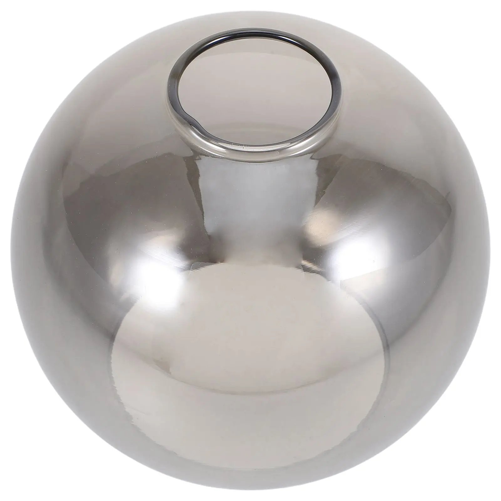 

Glass Lampshade Bubble Light Grey Cover Large Diameter Semicircular Living Room Bedroom Globe Shade Replacement