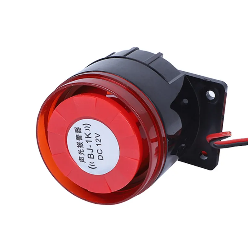 Buzzer With Light Without Light BJ-1K 12 24V 220V High Decibel Sound And Light Alarm Explosion Anti-theft Horn Electronic