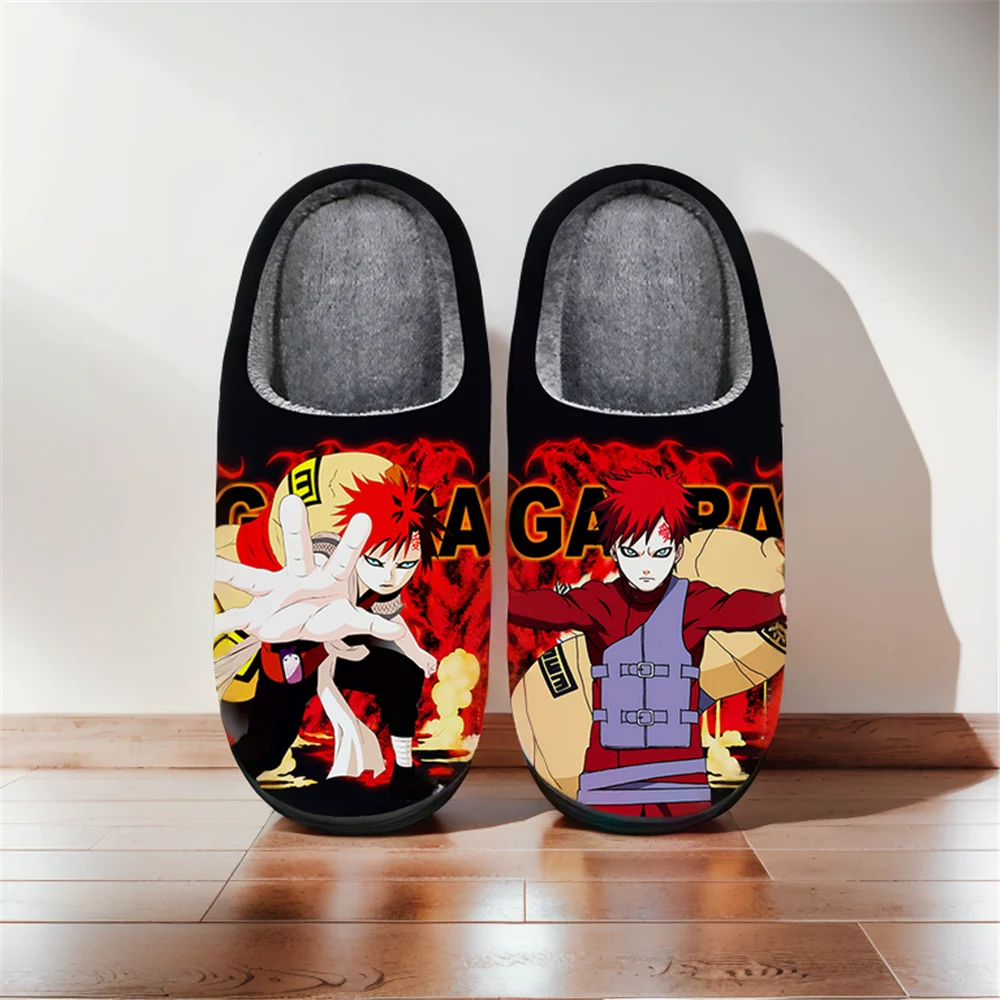 Pantoufles chaudes unisexes de dessin animé mignon, pantoufles de maison Anime, Naruto Cosplay, Uchiha Itachi, cadeau d'Halloween pour homme, femme, garçon, fille, hiver