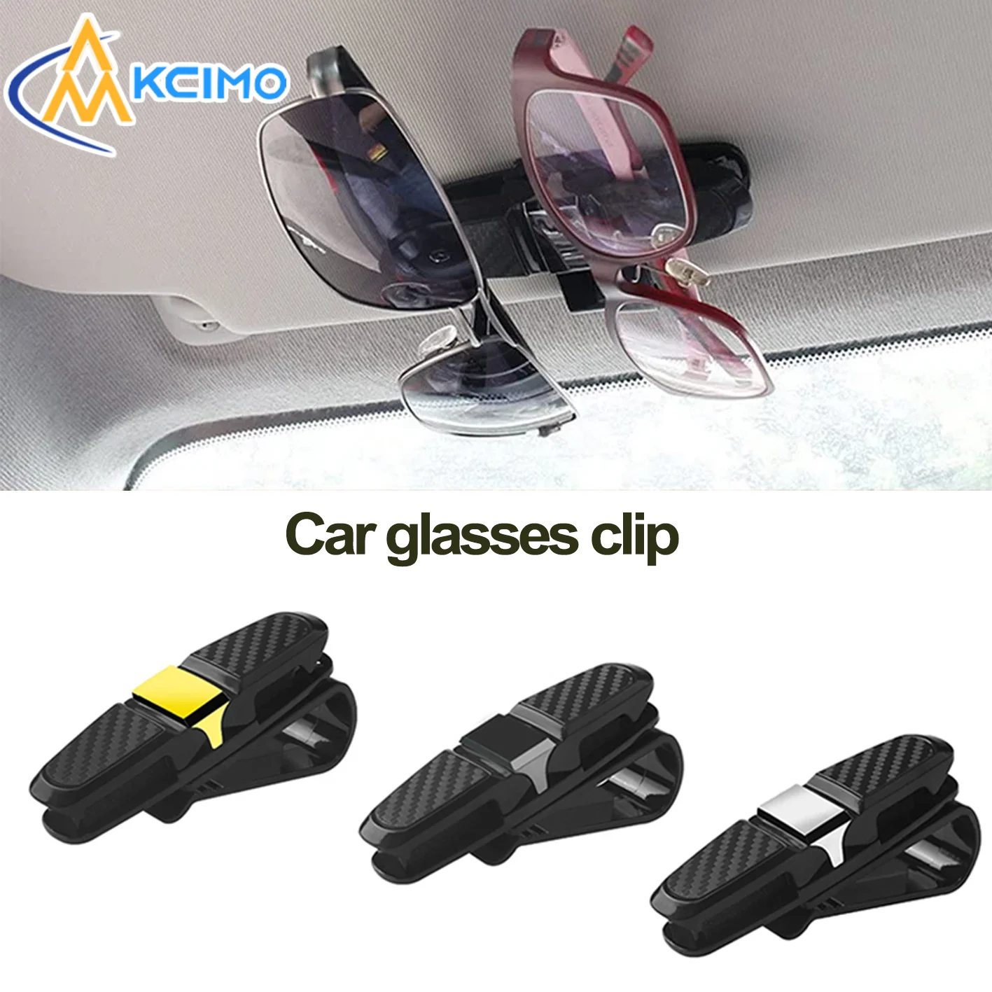

Universal Car Glasses Case Car Sun Visor Glasses Holder Sunglasses Clip Card Ticket Eyeglasses Holder Auto Interior Accessories