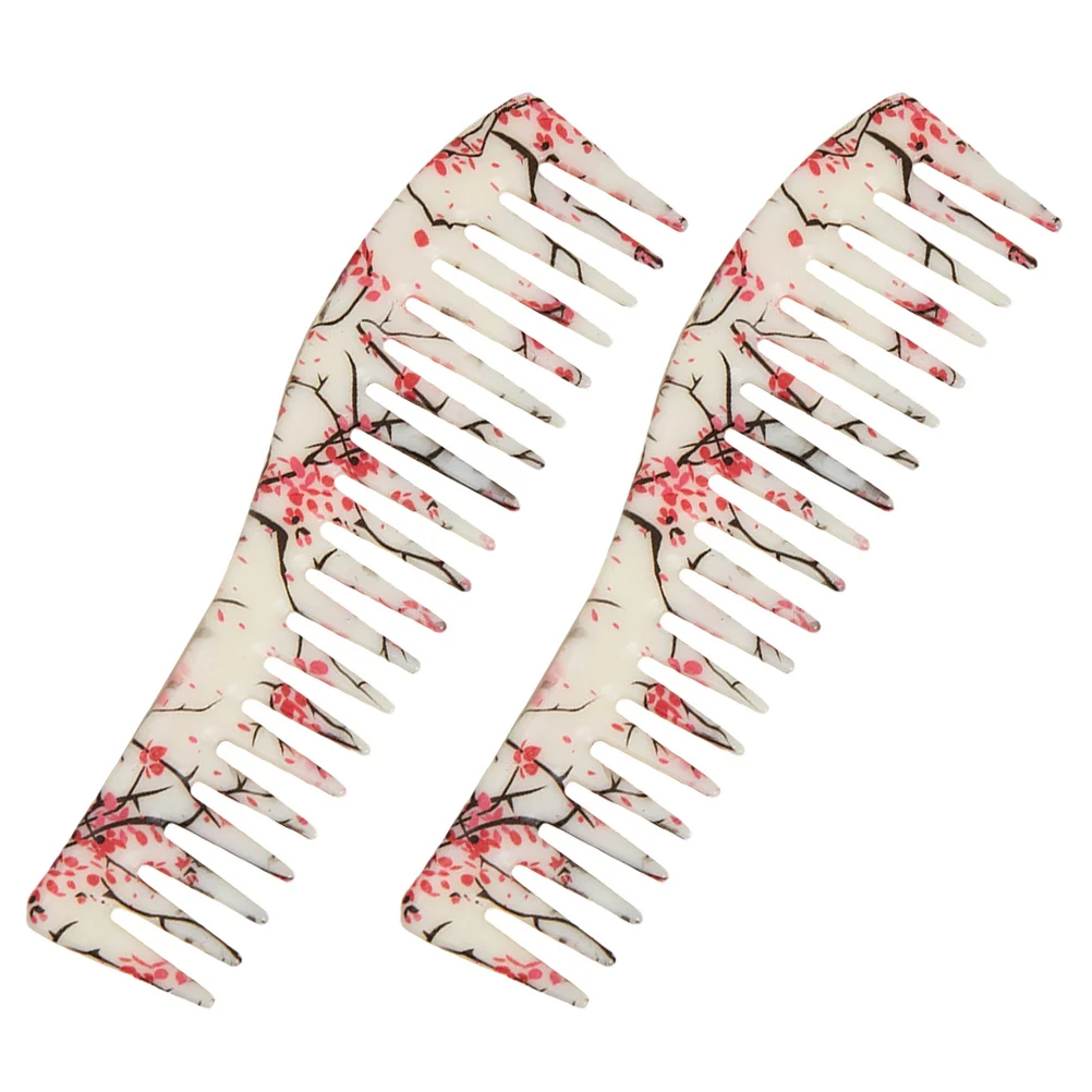 

2Pcs Men Hair Styling Combs Anti-Static Tooth Combs for Preventing Damage and Knots Hair Comb Tooth Comb Salon Hairbrush