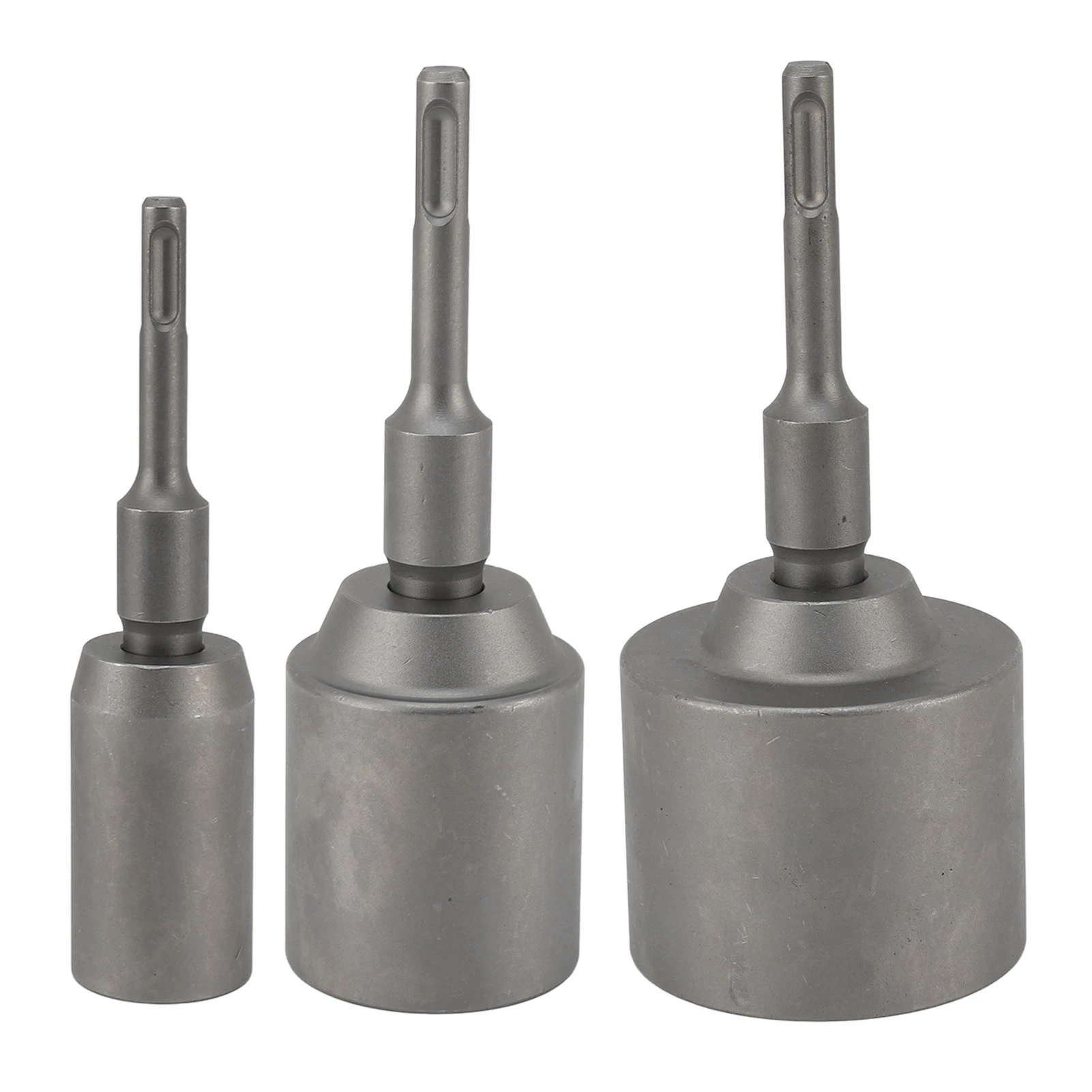 SDS-PLUS Forged Steel Grounding Rod Driver Heavy Duty T Post Ground Rod Driver for Hammer Drill