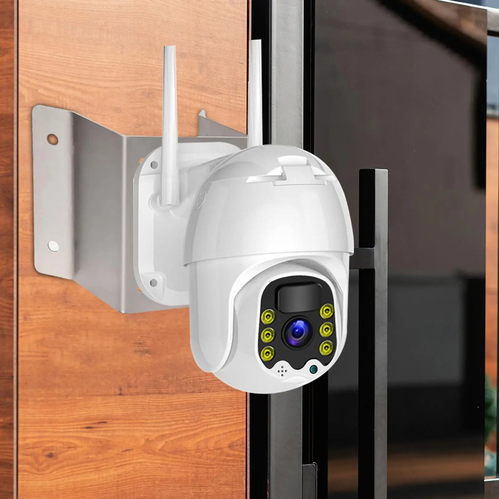 Camera Outside Corner Wall Mount Pole Mounting Bracket Lightweight Stainless Steel Monitor Bracket for LED Wall