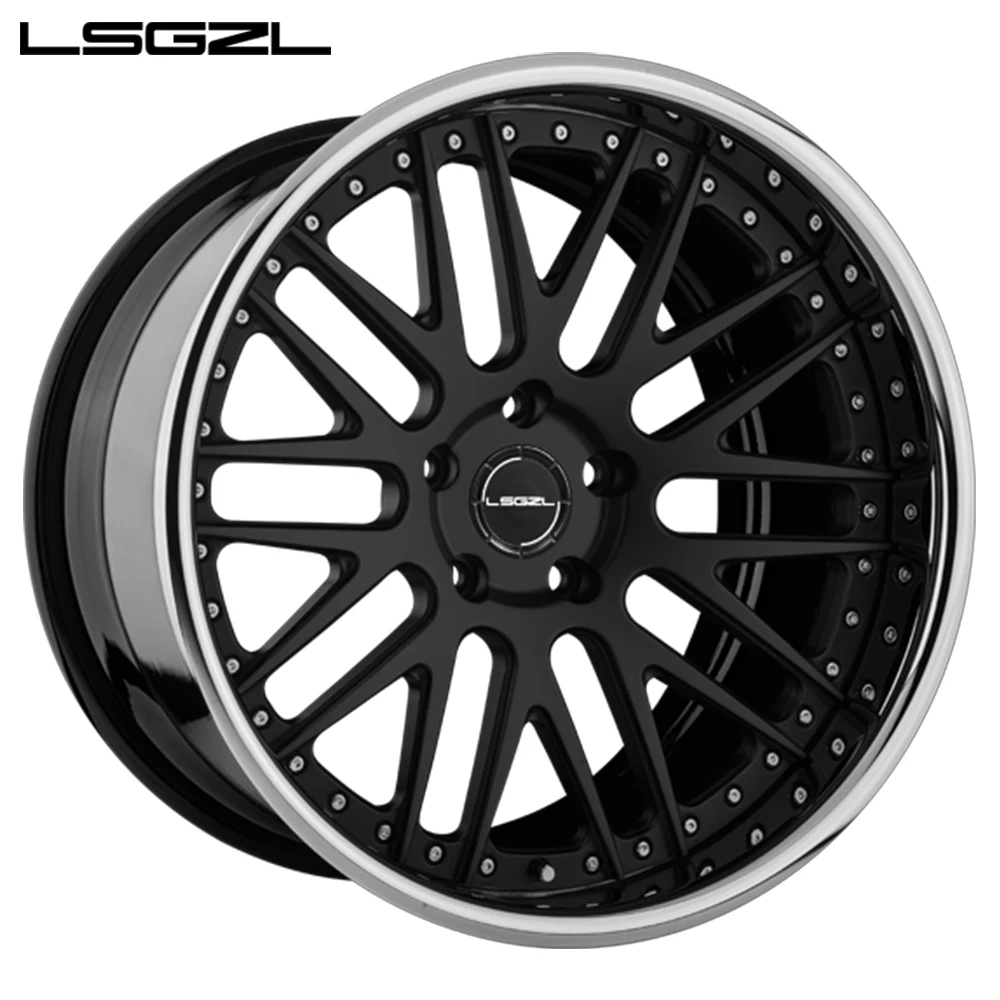 

LSGZL 3 Piece Forged Wheel Made in China High Intensity Personalized 18-24inch