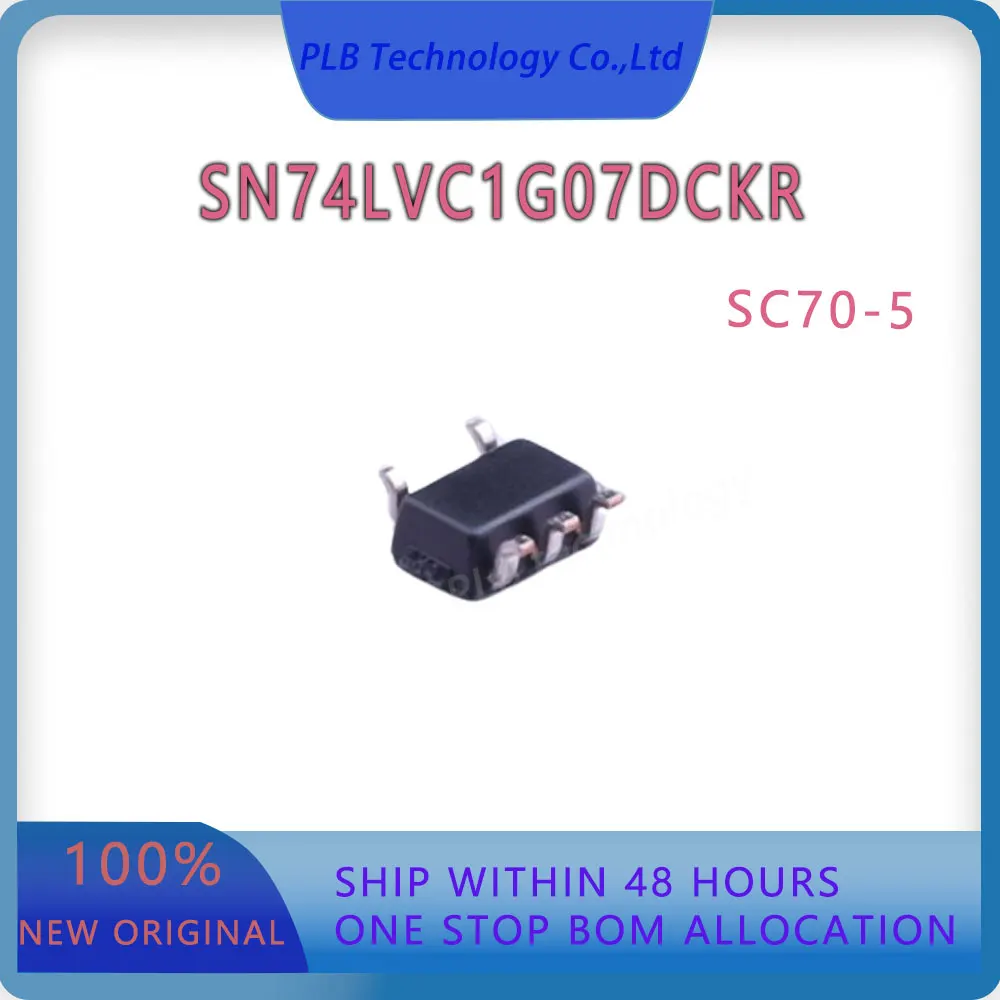 SN74LVC1G07 Integrated circuit SN74LVC1G07DCKR Logic voltage translation Logic ICs New Original SC70-5 Electronics