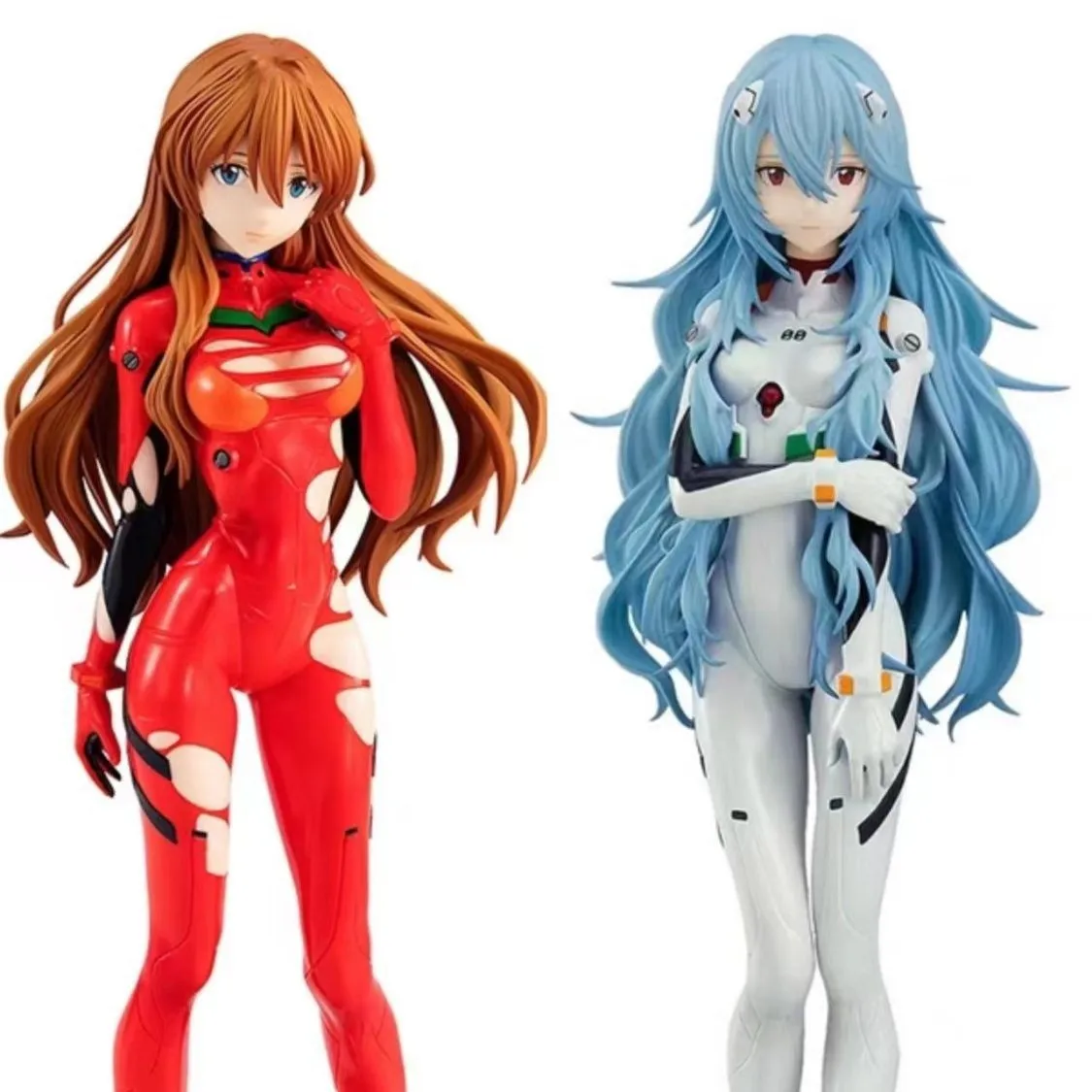 18cm Ayanami Rei Asuka Figurki Akcji NEON GENESIS EVANGELION PVC Figurki Model Anime EVA Garage Kits Zabawki Ozdoby Kolekcja