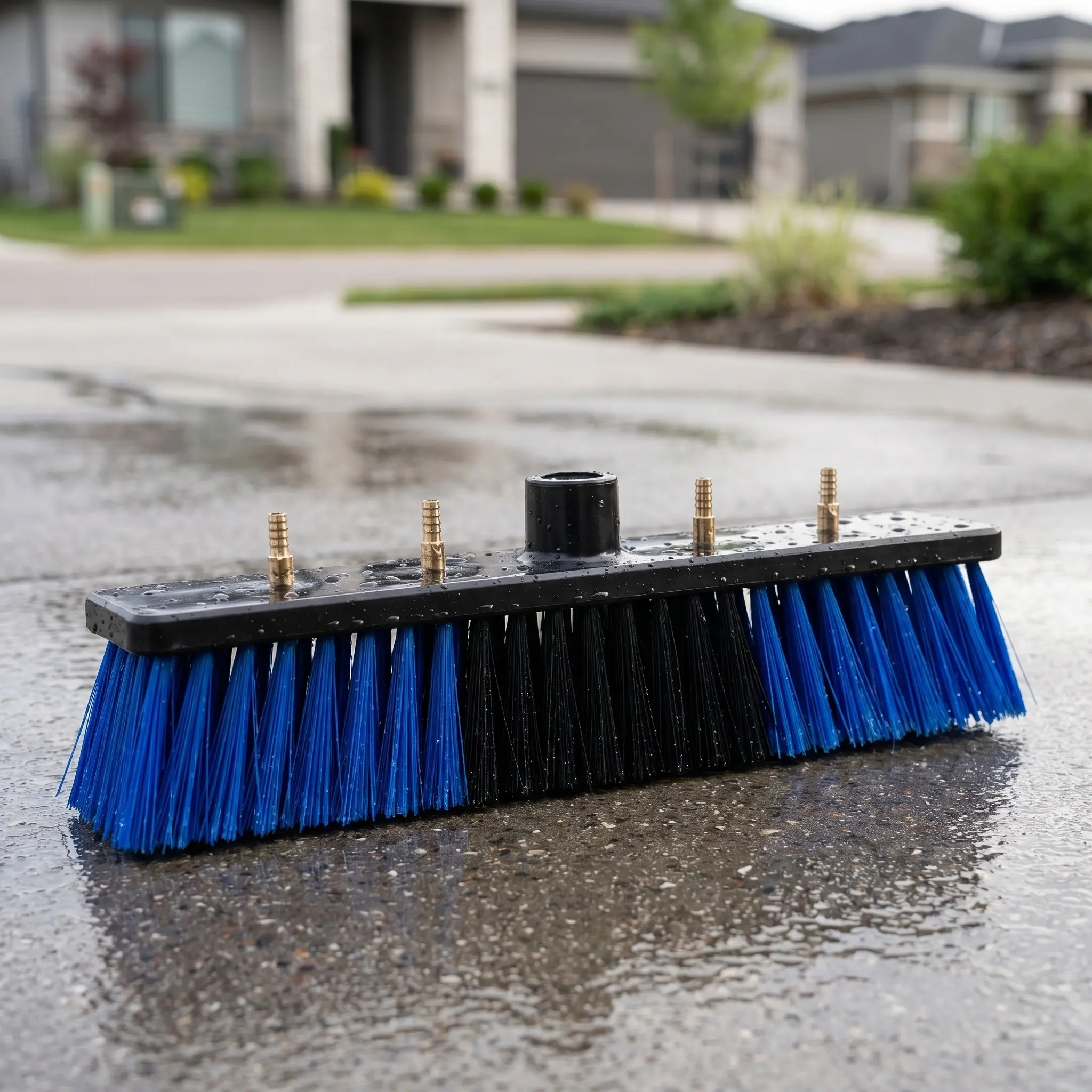 14 Inch Solar Panel Cleaning Brush Head Replacement Soft Bristle Photovoltaic Brush Attachment Outdoor Window Rooftop Panel