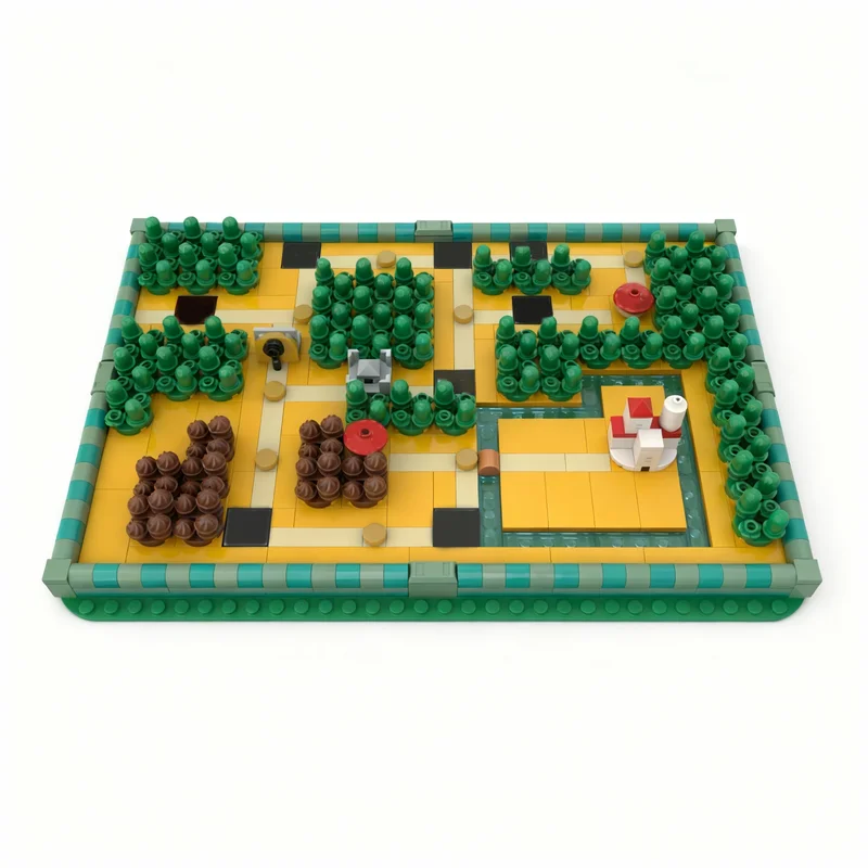 

773PCS MOC Game Series Super Maring Bros 3 World 1 Grasslands Map Model Building Blocks DIY Creative Building Blocks Gift Set