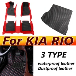 Car Floor Mats For KIA RIO 4 K2 X-Line 2022 2021 2020 2019 2018 2017 Carpets Custom Auto Interior Accessories Covers Decor Rugs