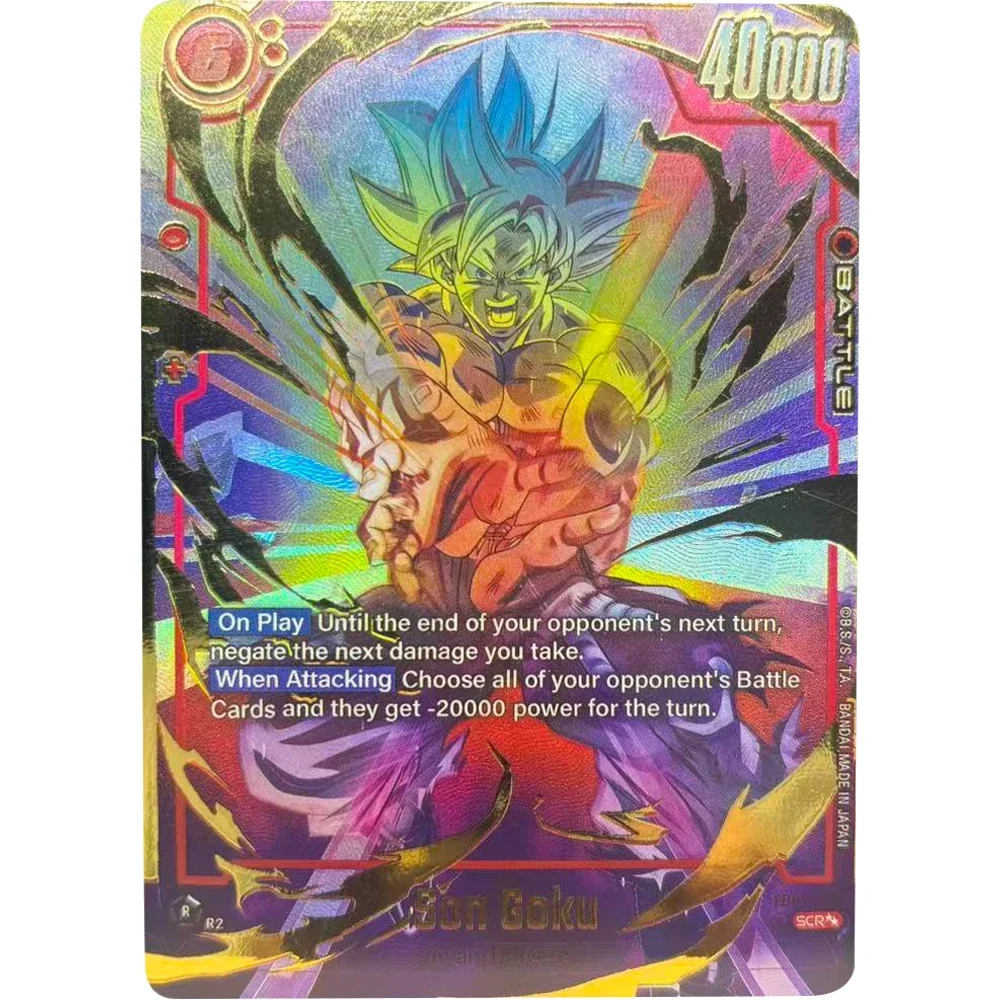 Dragon Ball DIY hot stamping Collection Cards Son Goku Frieza Broli FB01-FB07 Card Self Made Game Anime Cards Gift Toy