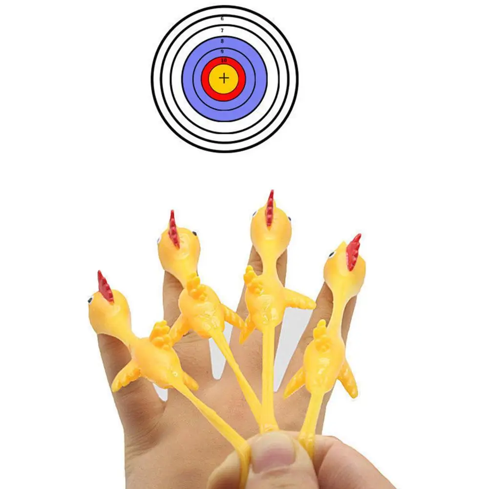 5 قطع من لعبة المنجنيق مقلاع الإصبع، لعبة المنجنيق الإجهاد، لعبة TPR لزجة جديدة وفريدة من نوعها #6
