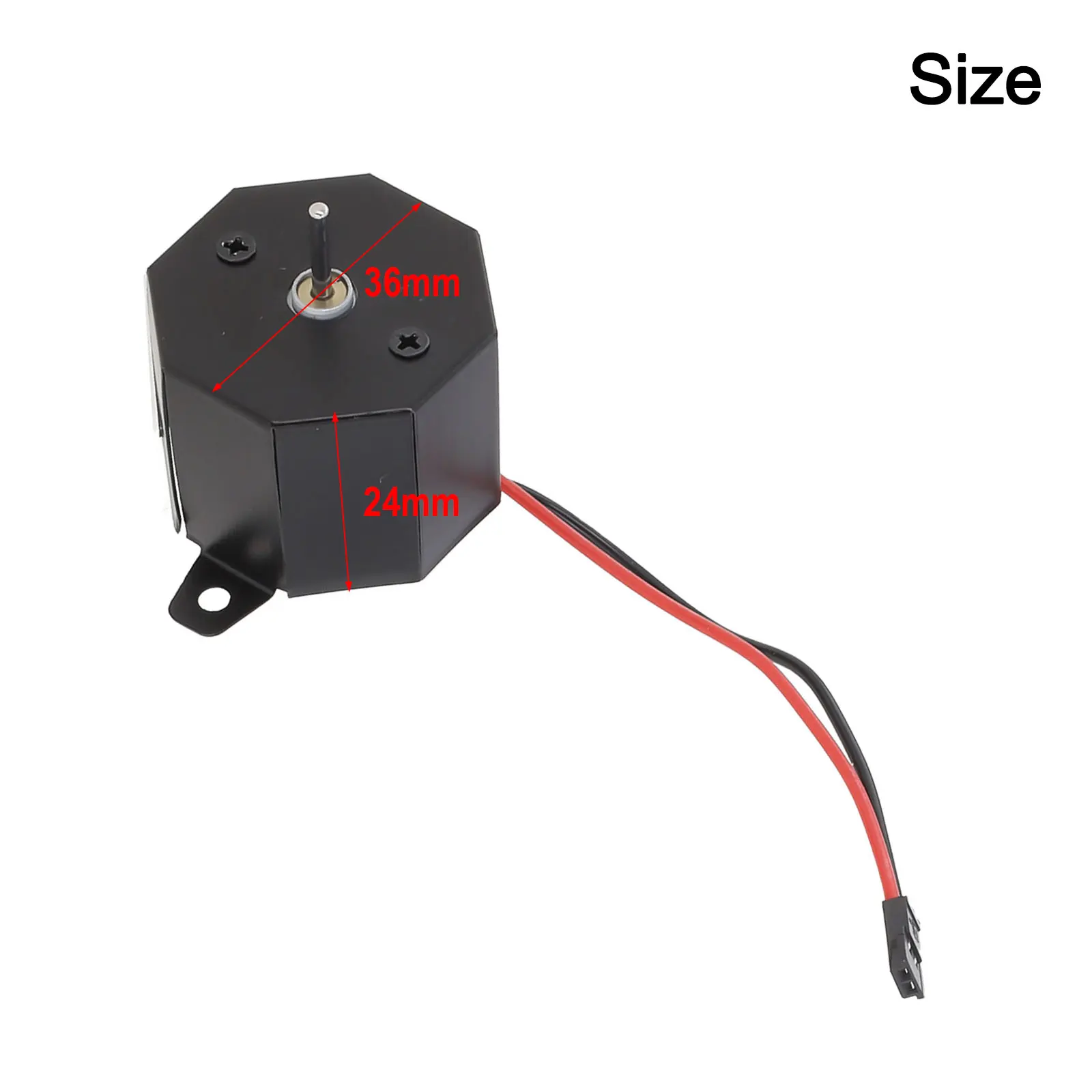 Fireplace Generator Black Fireplace Fan Motor Heat Powered 1450 RPM Speed Compact Size High-quality Construction