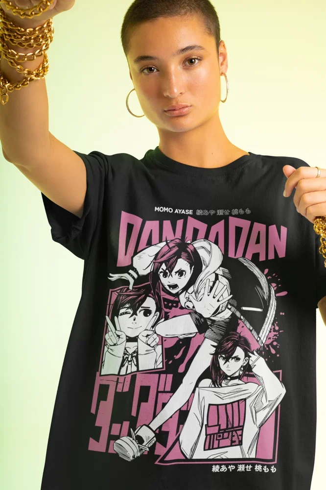 Dandadan Seiko Ayase T-shirt Cosplay Momo Anime Gift Exclusive Shirt All Size  Graphic T Shirts Women's Clothing Fashion image 2
