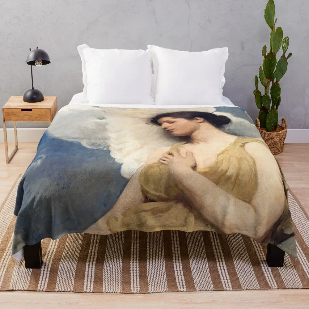 

Winged Figure - Abbott Handerson Thayer Throw Blanket All Season Lightweight Soft Blanket for Bed