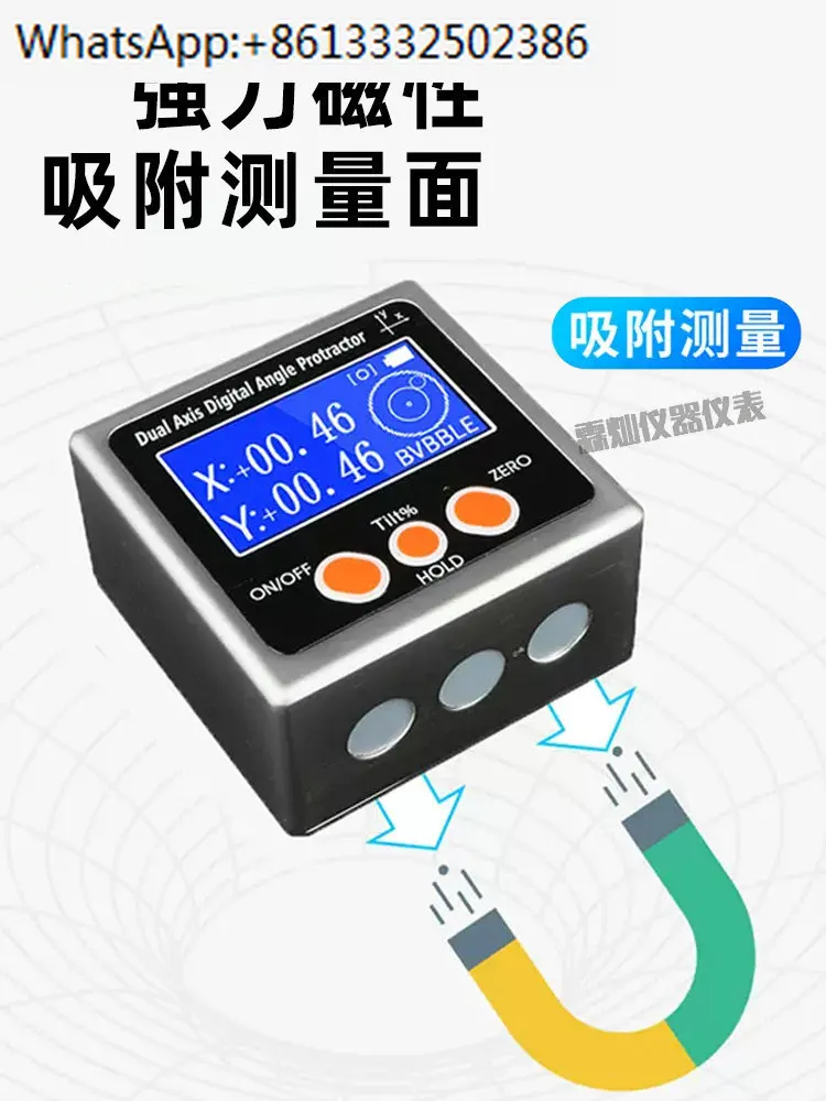 

Mini angle measuring instrument, high-precision level, 360 slope measuring instrument, horizontal angle measuring instrument