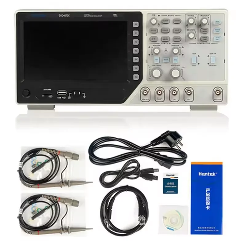 

Hantek DSO4072S DSO4102S DSO4202S 2 in1 Digital Oscilloscope Function Waveform Generator 2CH 1GSa/s Sample Rate