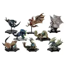 Genuine Scale Model Monster Hunter Rise of Dawn Series Male VALSTRAX Rathalos Nargacuga Velkhana Action Figure Toys