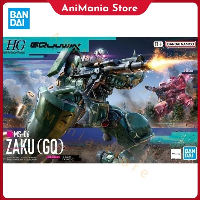 

In Stock BANDAI HG 1/144 Gundam GQuuuuuuX MS-06 Zaku(GQ) Anime Action Figures Assembly Model Collection Toy