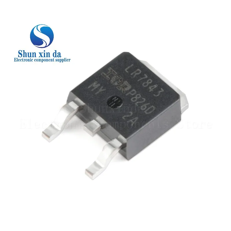 20PCS IRLR7843TRPBF TO-252 30V 161A 140W DPAK SMD N-Channel HEXFET Power MOSFET Transistor IRLR7843PbF IRLR7843 LR7843