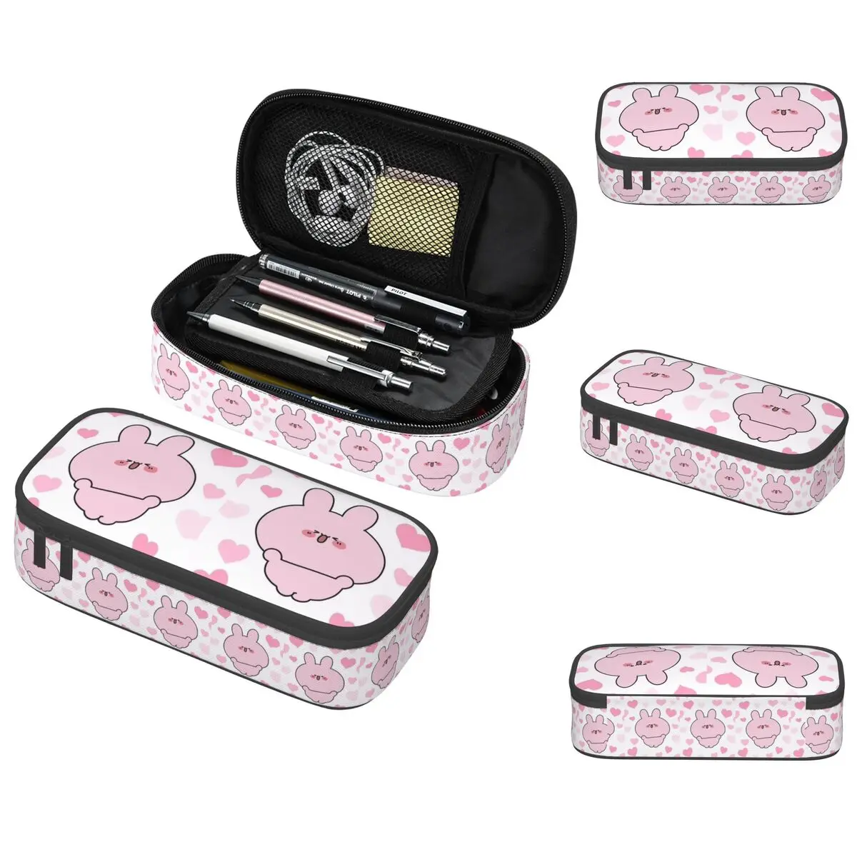 

Fun Asamimichaan Cute Asamimi Pencil Case for Boys Girls Gifts Pen Box Pencil Bag Stationery Supplies Pen Holder Bag