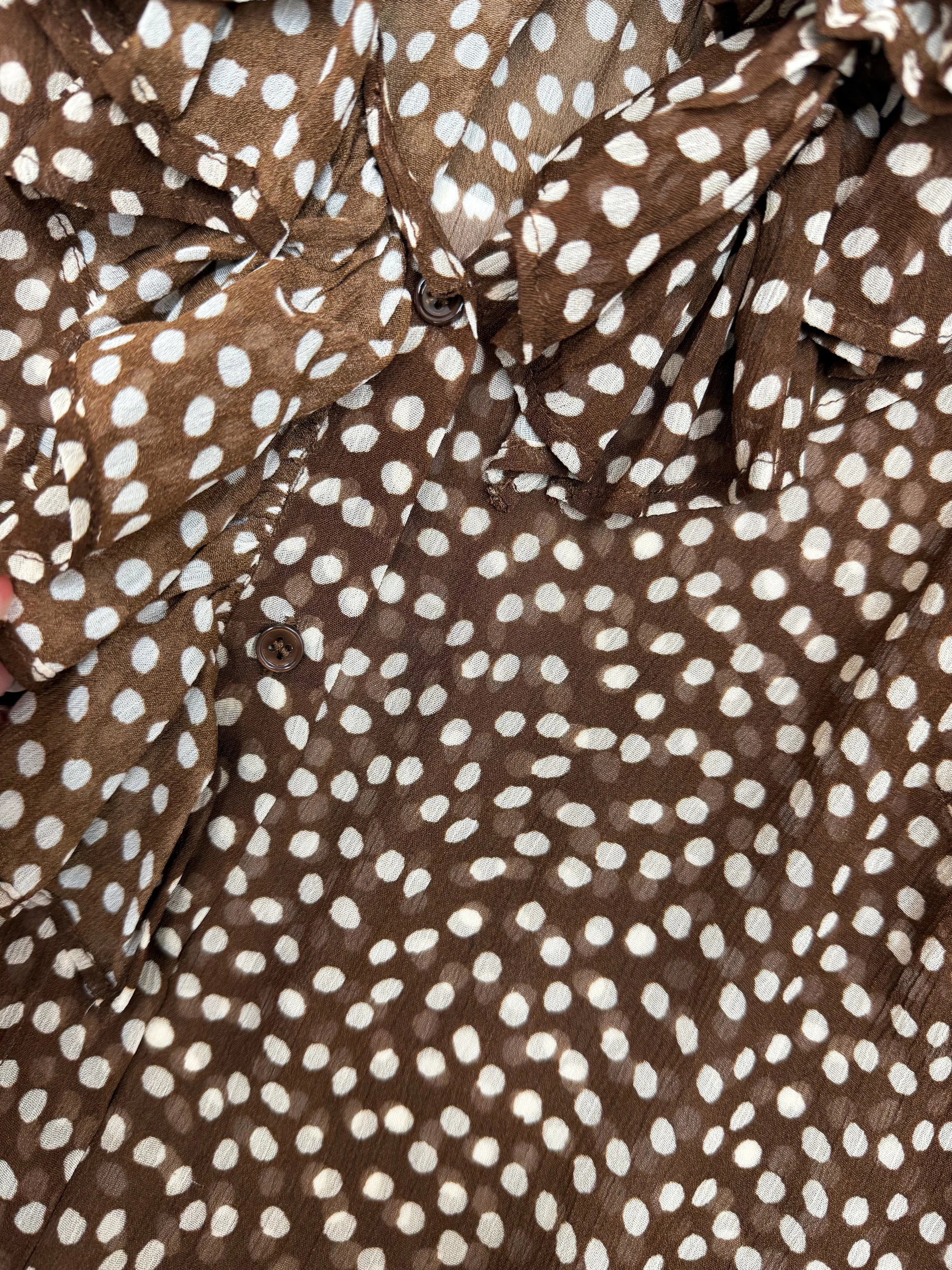 

Women's Lightweight Breathable Retro Romantic Polka Dot Collar Sleeveless Top Slimming Versatile Fashionable Summer Shirt