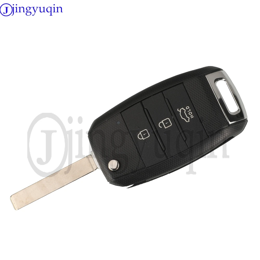 jingyuqin 3 Buttons 433mhz FSK 4D60 Chip Car Remote Key Fob For Kia Sportage k5 Auto Control Key Fob
